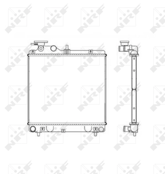 Radiator, engine cooling