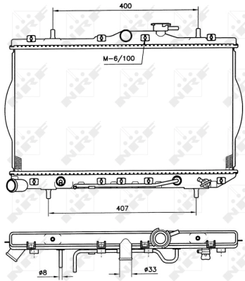 Radiator, engine cooling