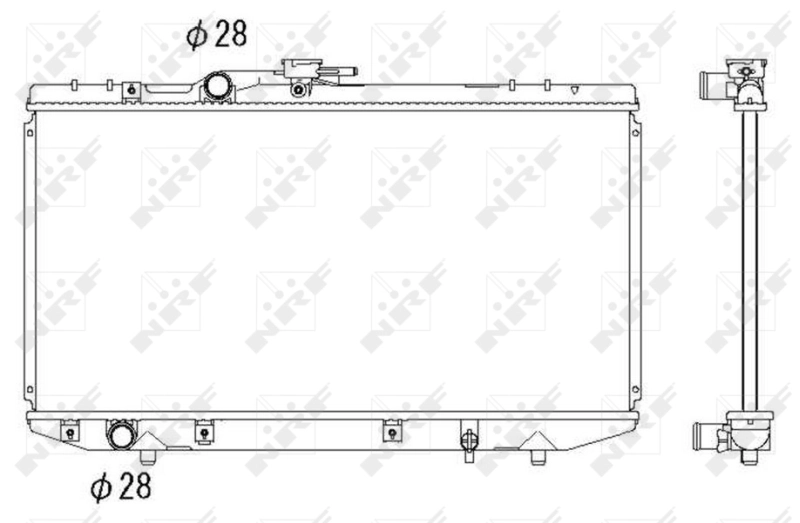 Radiator, engine cooling