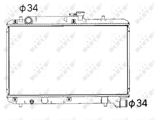 Radiator, engine cooling