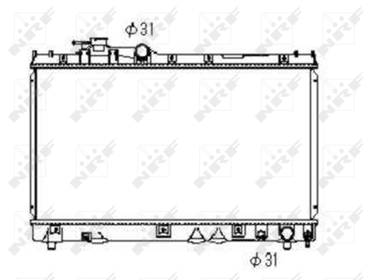 Radiator, engine cooling