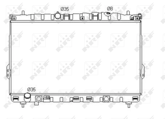 Radiator, engine cooling