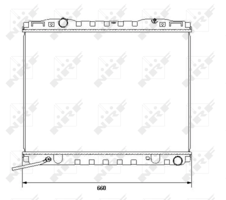 Radiator, engine cooling