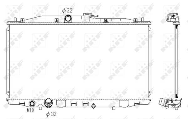 Radiator, engine cooling