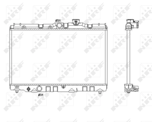 Radiator, engine cooling