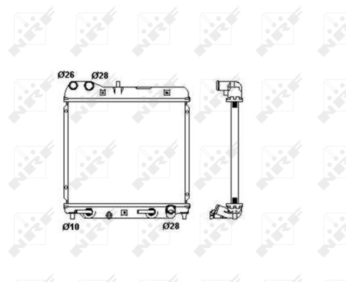 Radiator, engine cooling