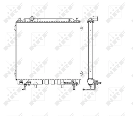 Radiator, engine cooling