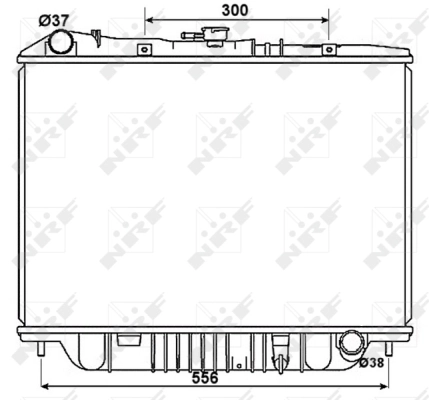 Radiator, engine cooling