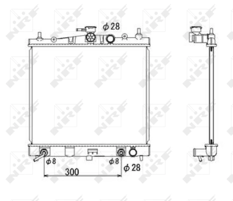 Radiator, engine cooling