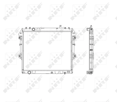 Radiator, engine cooling