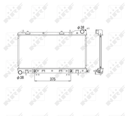 Radiator, engine cooling