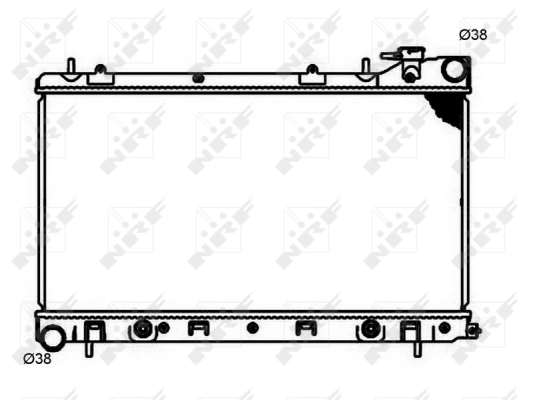 Radiator, engine cooling