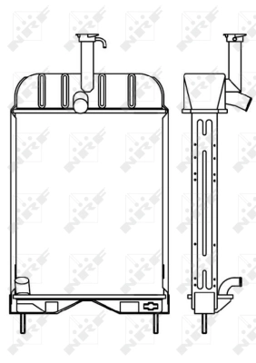 Radiator, engine cooling