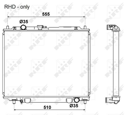 Radiator, engine cooling