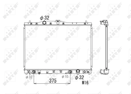 Radiator, engine cooling