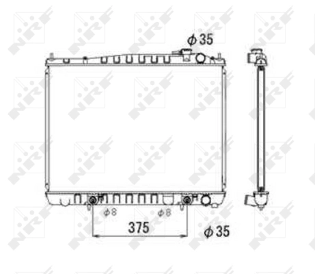 Radiator, engine cooling