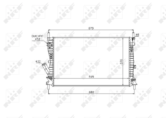 Radiator, engine cooling