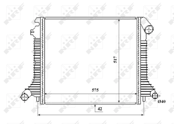 Radiator, engine cooling