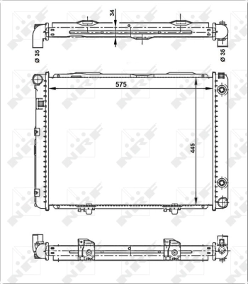 Radiator, engine cooling