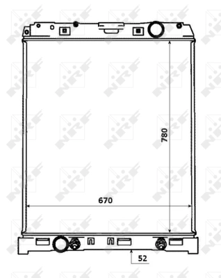 Radiator, engine cooling