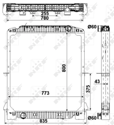 Radiator, engine cooling