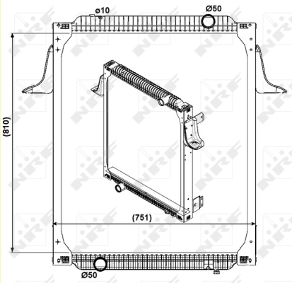 Radiator, engine cooling