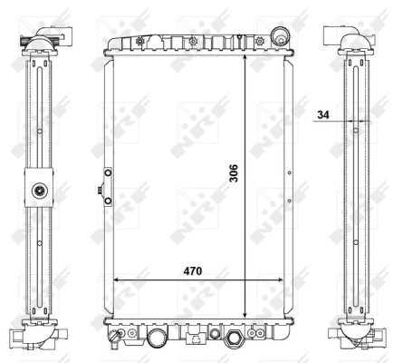Radiator, engine cooling