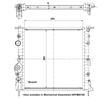 Radiator, engine cooling