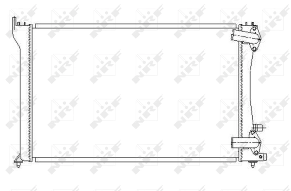 Radiator, engine cooling