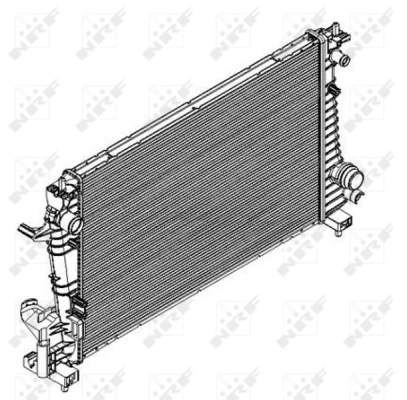 Radiator, engine cooling