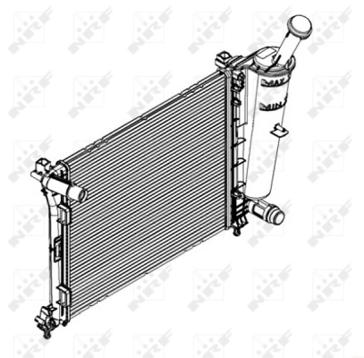Radiator, engine cooling