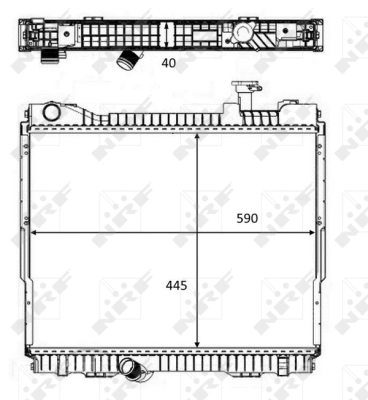 Radiator, engine cooling
