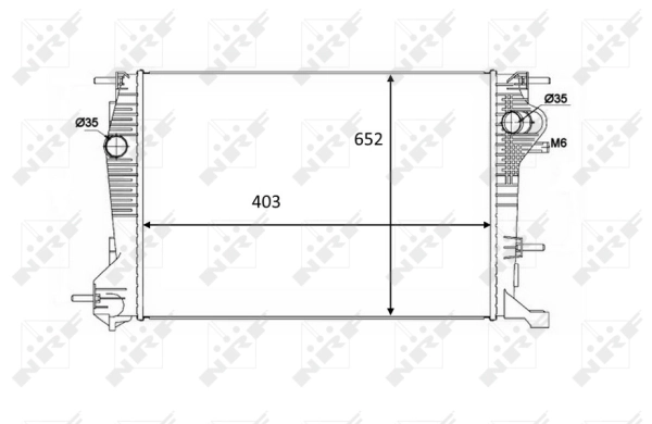 Radiator, engine cooling