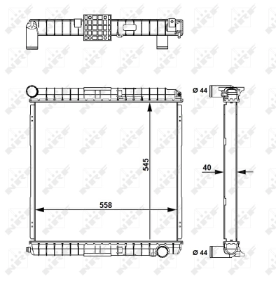 Radiator, engine cooling