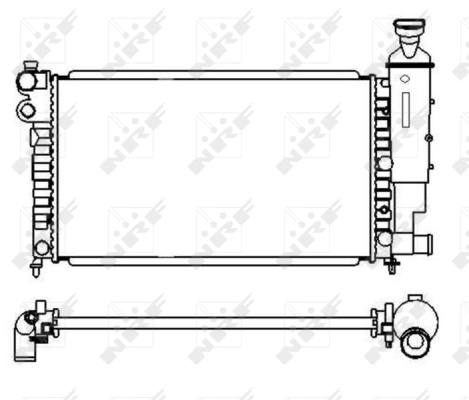 Radiator, engine cooling