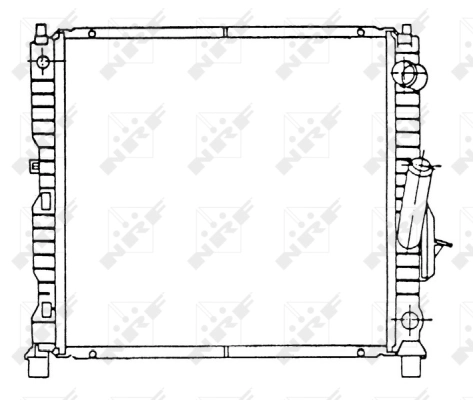 Radiator, engine cooling