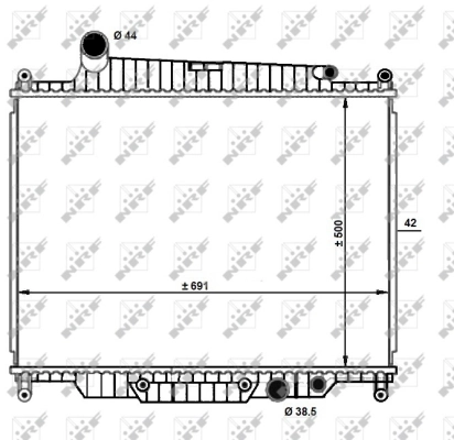 Radiator, engine cooling