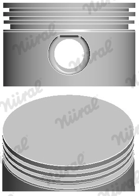 Piston, air compressor
