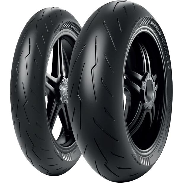 120/60ZR17 Pirelli DIABLO ROSSO IV 55W TL SPORT TOURING & TRAC Front