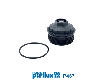 Cap, oil filter housing
