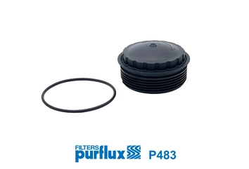 Cap, oil filter housing