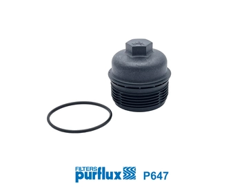 Cap, oil filter housing