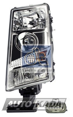 Headlight left (LH) VOLVO FH2 (square socket)