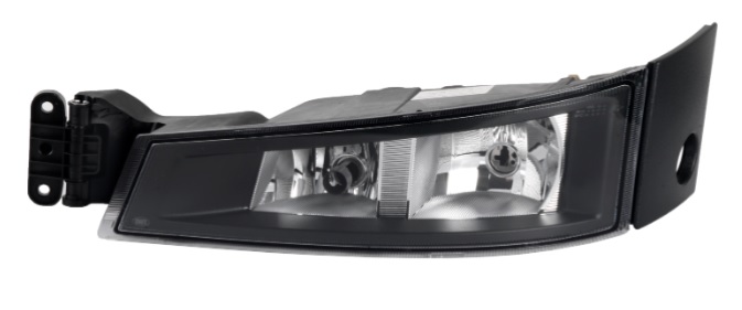 Headlight kr.(LH) + FOG light (Black base)