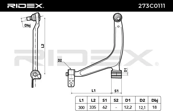 Control/Trailing Arm, wheel suspension