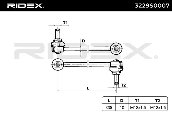 Link/Coupling Rod, stabiliser bar