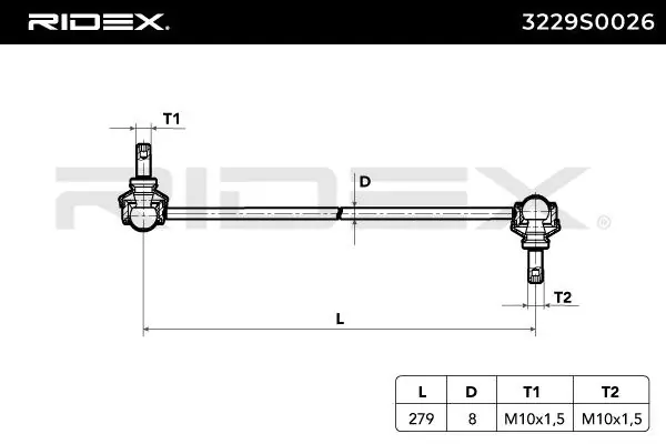 Link/Coupling Rod, stabiliser bar