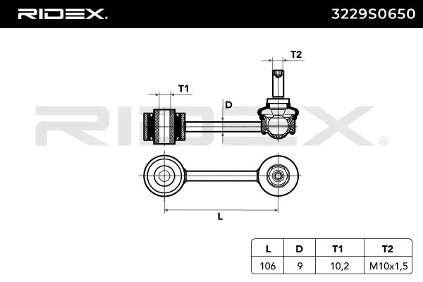 Link/Coupling Rod, stabiliser bar