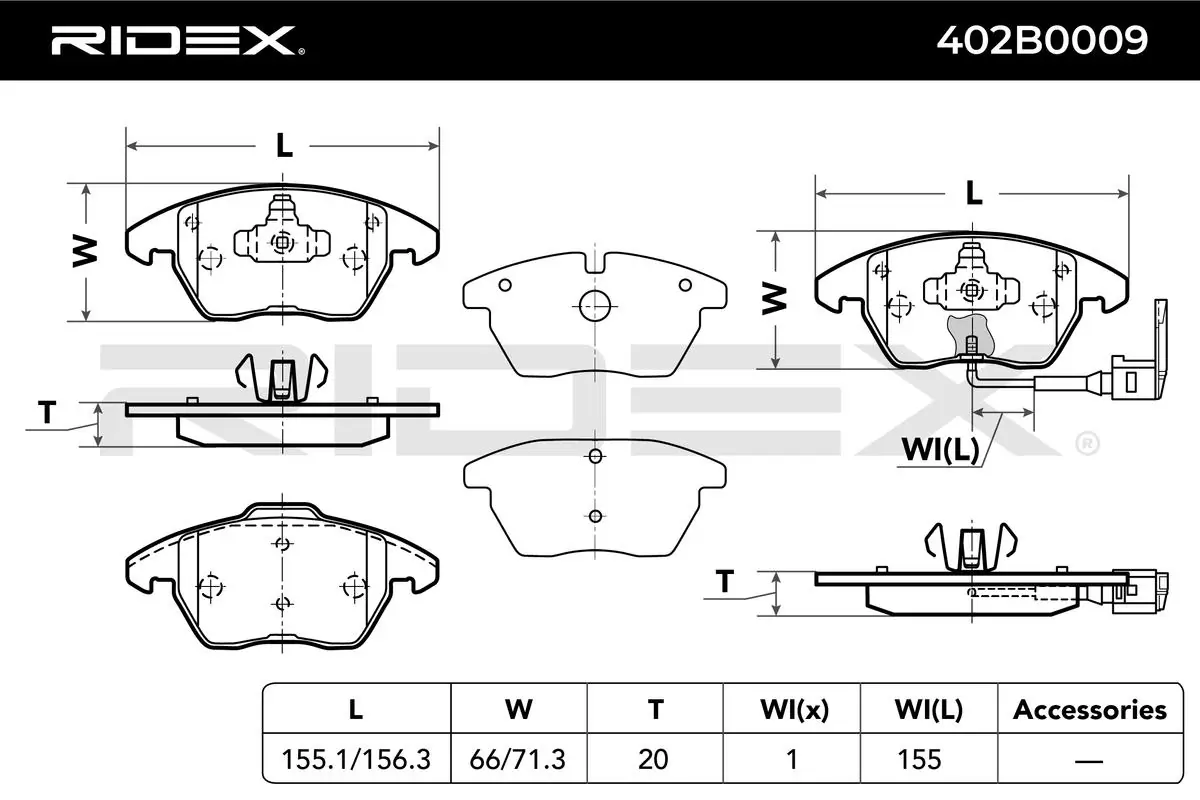 Brake Pad Set, disc brake
