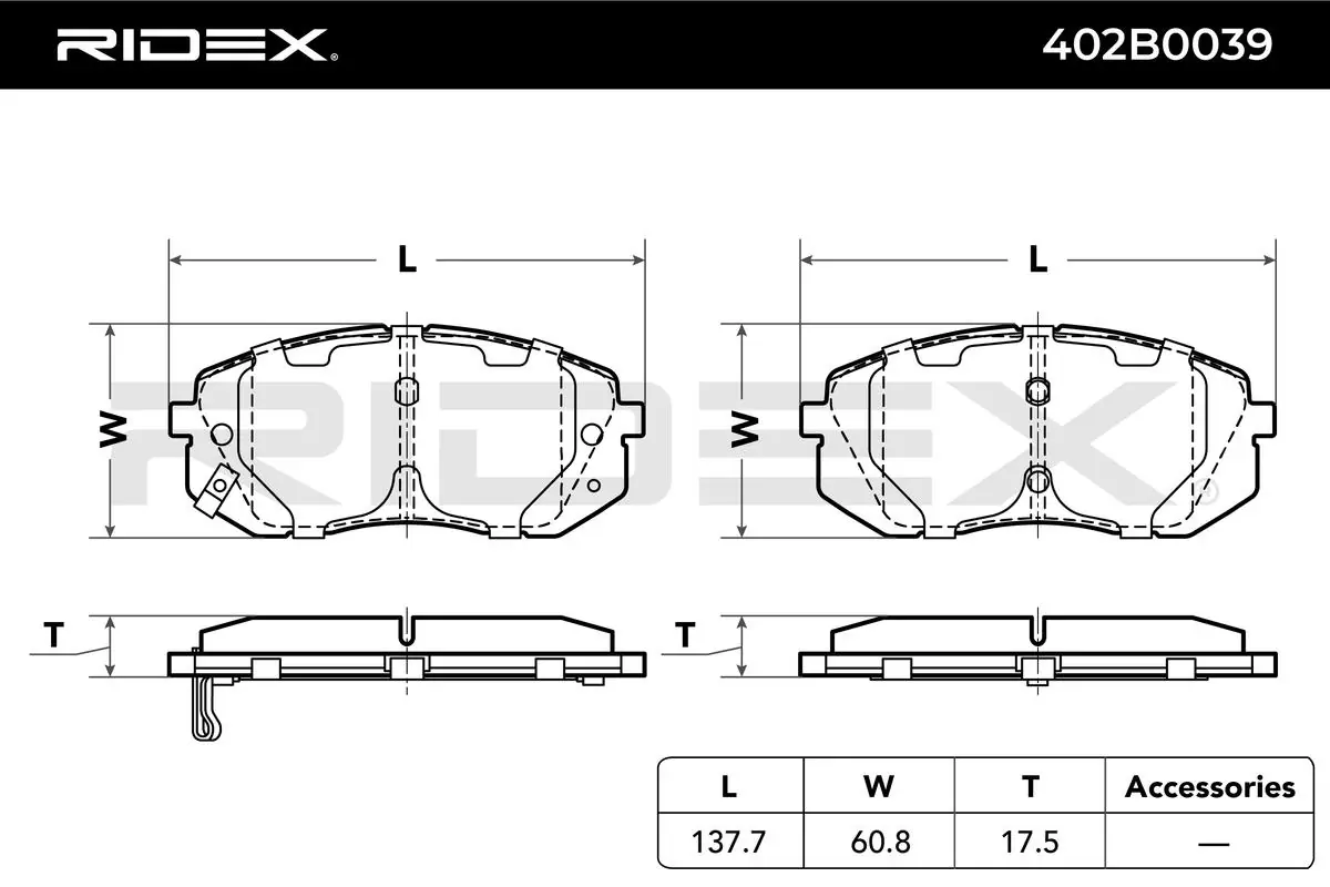 Brake Pad Set, disc brake